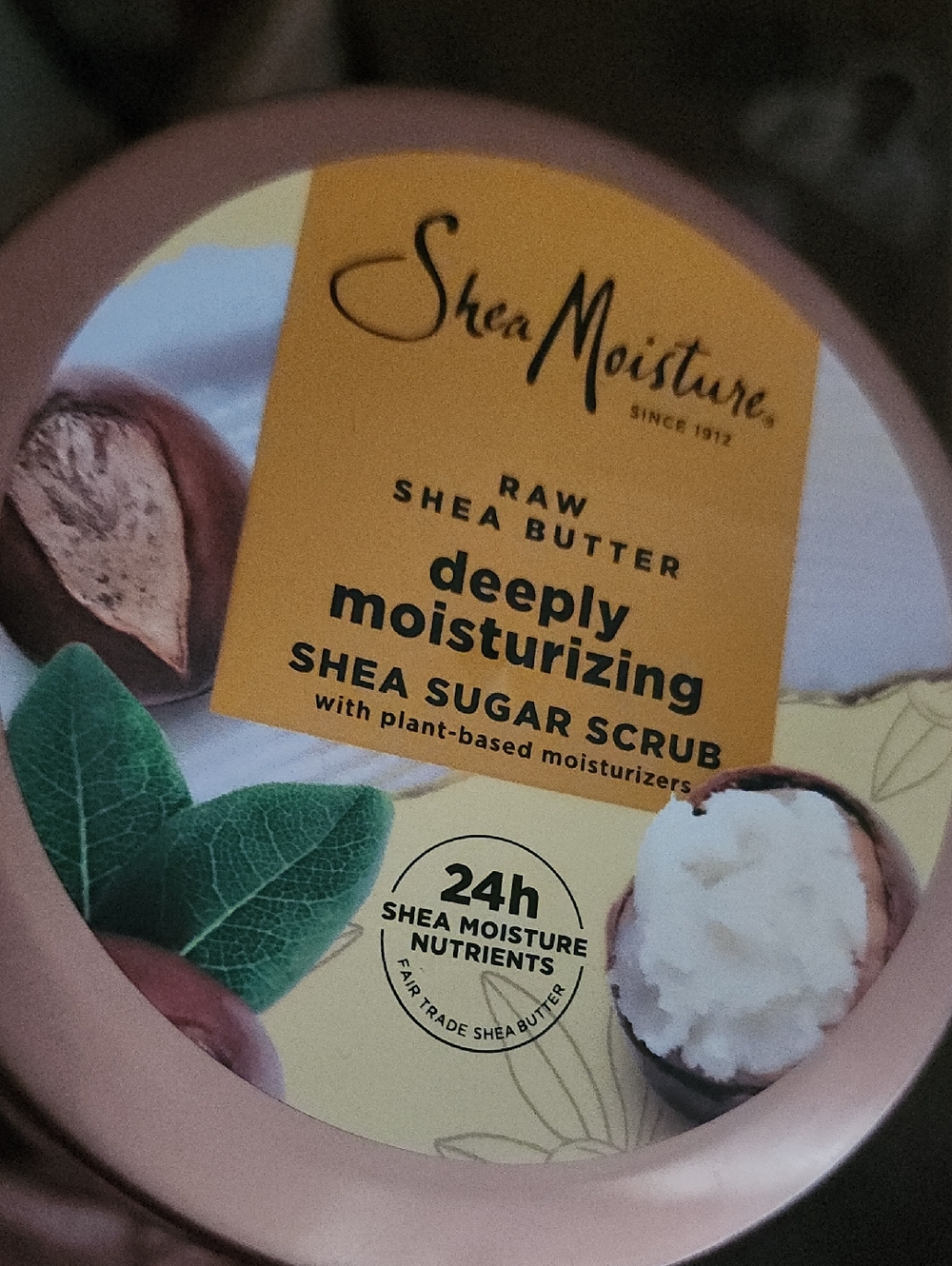 Shea Moisture RAW Shea Butter Deeply Moisturizing Shea Sugar Scrub - Pink